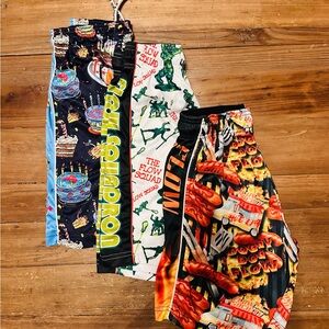 Lot of Flow Society lacrosse shorts